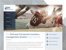 Tablet Screenshot of dtimanagement.com